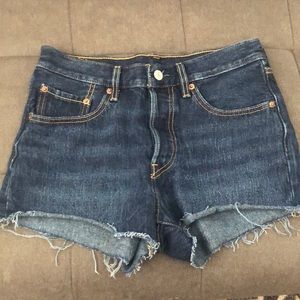 501 Button Fly Levi Shorts